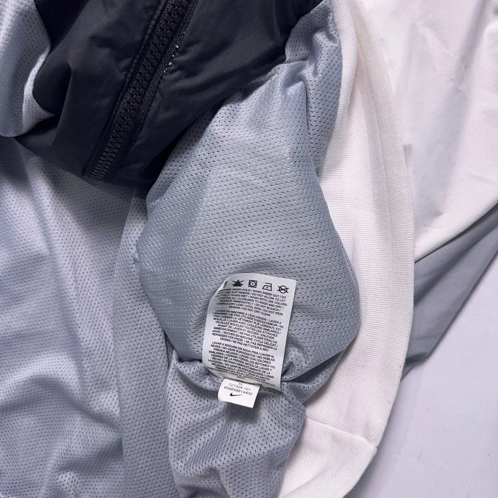 Nike Sportswear Windrunner Full-Zip Jacket Mens XL‎ White Lined Windbreaker